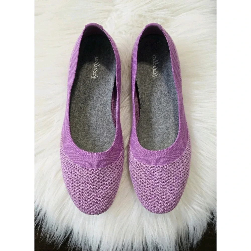 ALLBIRDS Tree Breezers Ballet Flats Purple Women's Size US 9